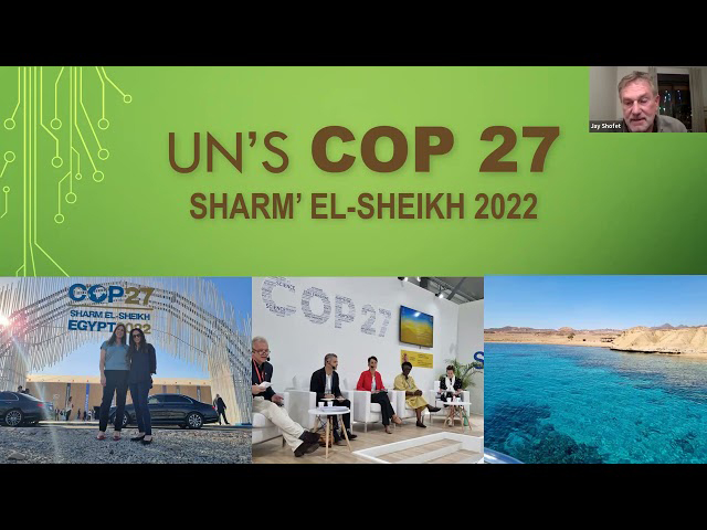 Report on the UN Climate Conference at Sharm El-Sheikh