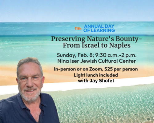 Learn about preserving paradise – From Israel to Greater Naples